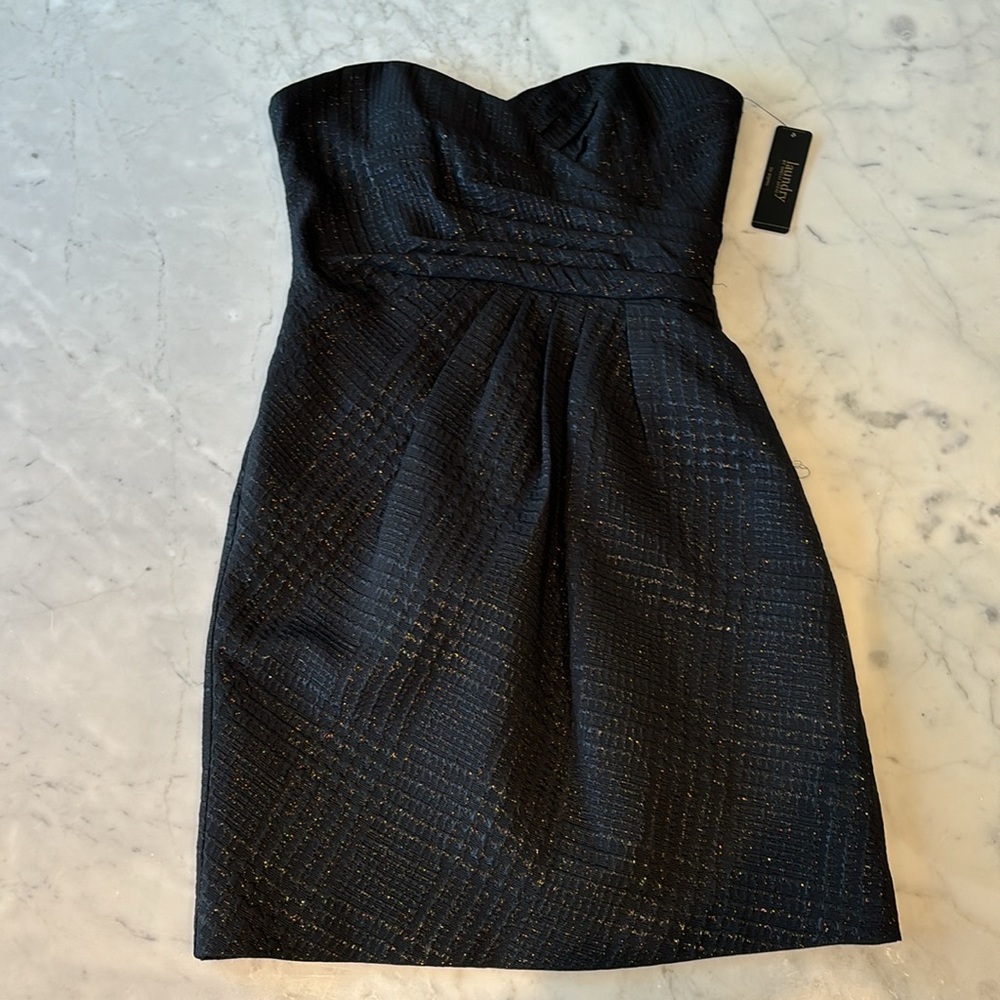 Laundry by Shelli Segal Black Strapless Dress